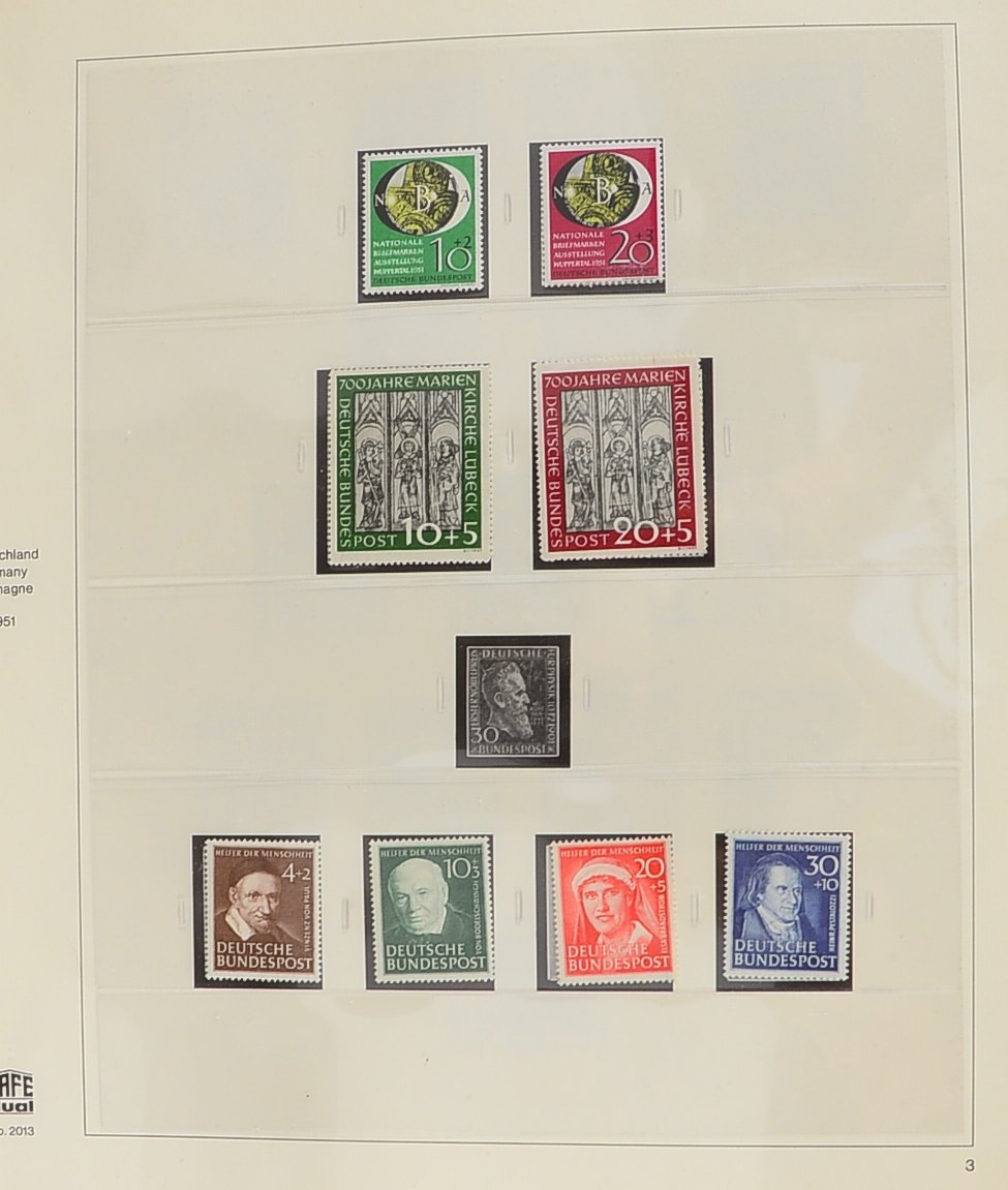 Briefmarkensammlung ('Bund'), 1949 - 1Briefmarkensammlung ('Bund'), 1949 - 1988: fast komplett, po