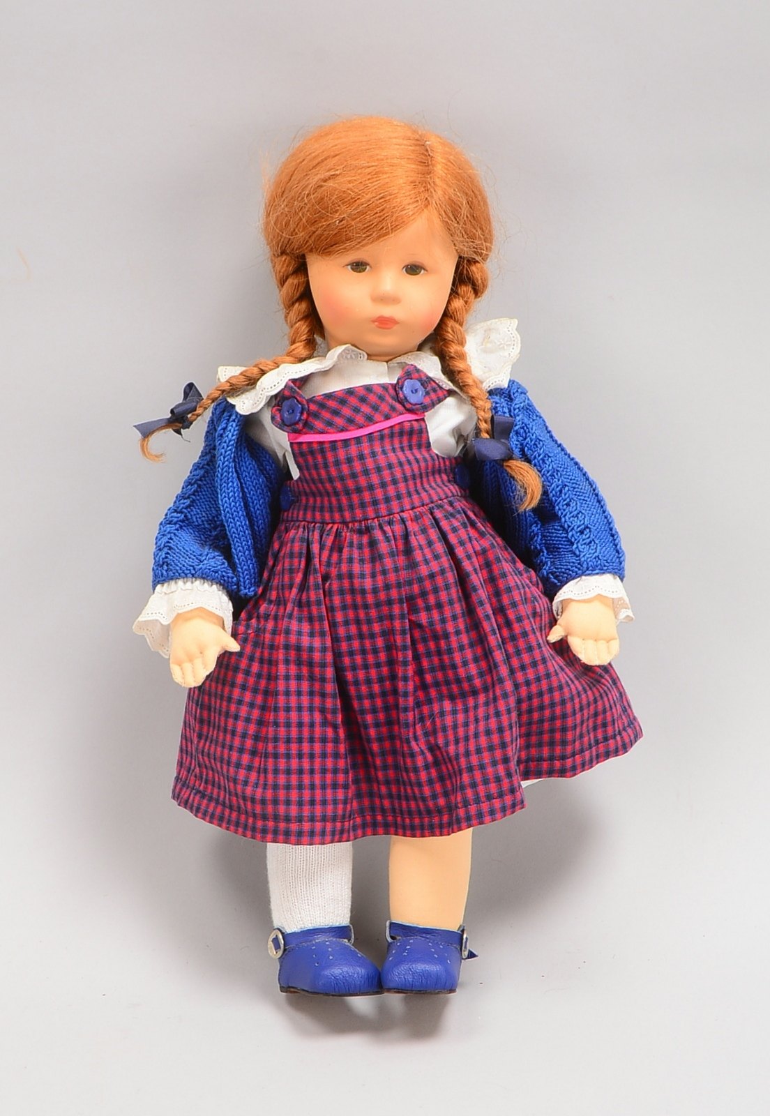 Sammlerpuppe, Käthe Kruse, gemarkt; Höhe ca. 40 cm