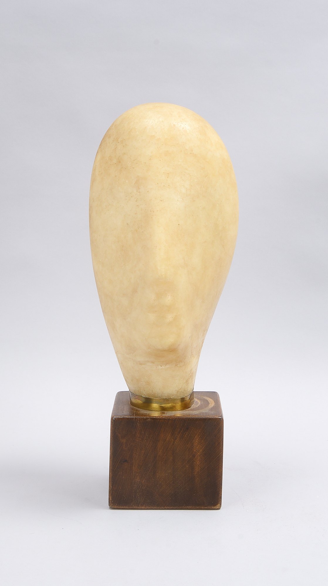 Basbous, Alfred (1924 - 2006 Rachana, moderner libanesischer Bildhauer), 'Kopfbüste', rückseitig sig