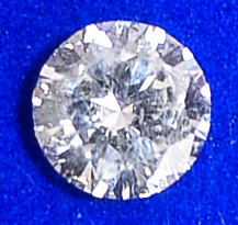 1 Brillant, ca. 0,34 ct, F/H, mit Zertifikat