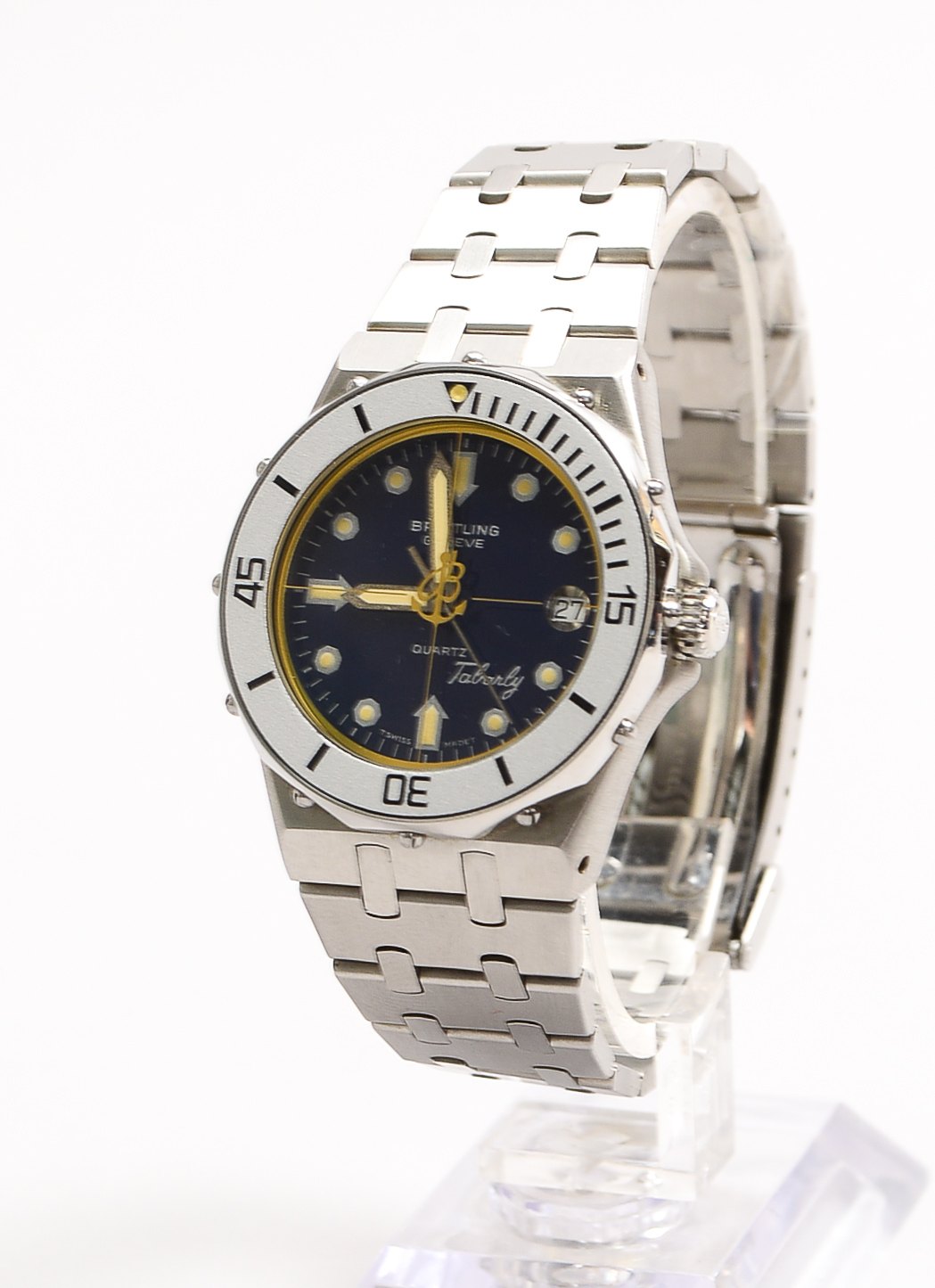 Armbanduhr/Unisex, Breitling Tabarly, Quarz, Ref.-Nr. 80770, Edelstahlgehäuse und -armband partiell