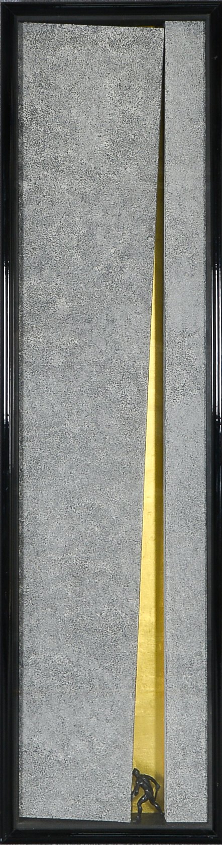 Kühn, Volker (1948 Neuenkirchen - 2023 Lilienthal), 'Schubkraft', Materialcollage - Unikat aus der S