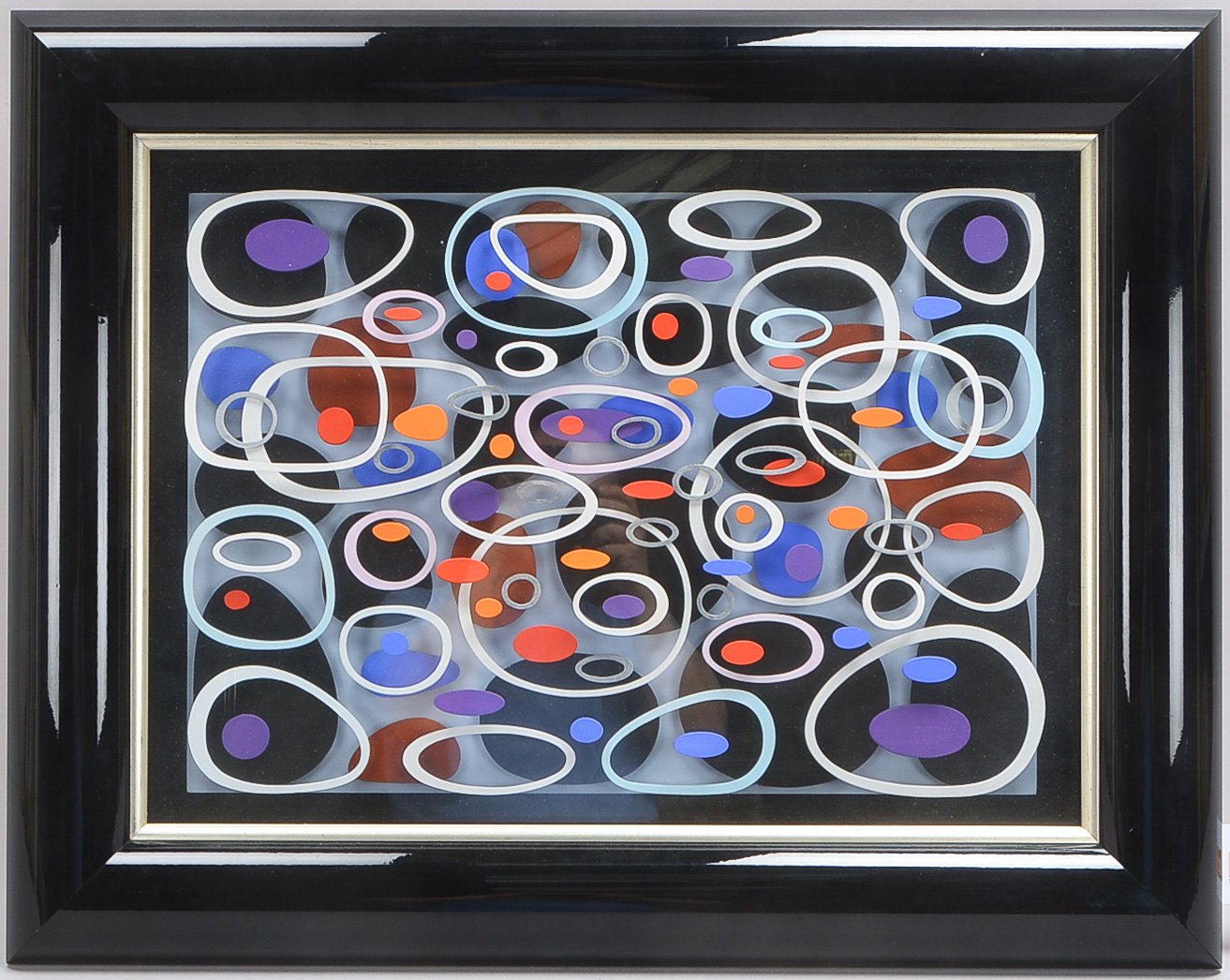 Kühn, Volker (1948 Neuenkirchen - 2023 Lilienthal), 'Organische Formebenen', Materialcollage - Unika