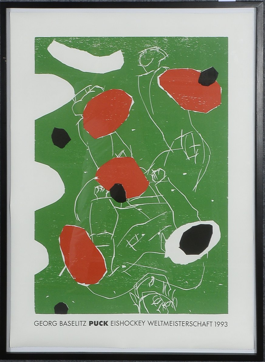 Baselitz, Georg (alias Hans-Georg Kern, *1938 Deutschbaselitz/Sachsen - 2026 Salzburg), 'Puck (Grün)