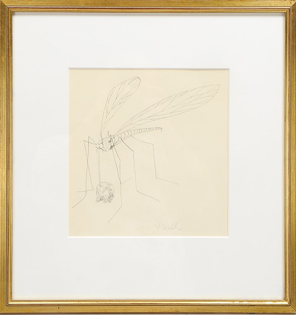 Rauch, Hans Georg (1939 Berlin - 1993 Worpswede, deutscher Zeichner/Cartoonist und Grafiker), 'Libel