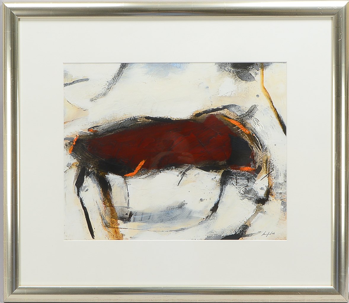 Wroblowski, Gerd (*1951 Remscheid), 'Ohne Titel', Acryl auf Malkarton, unten rechts signiert und dat