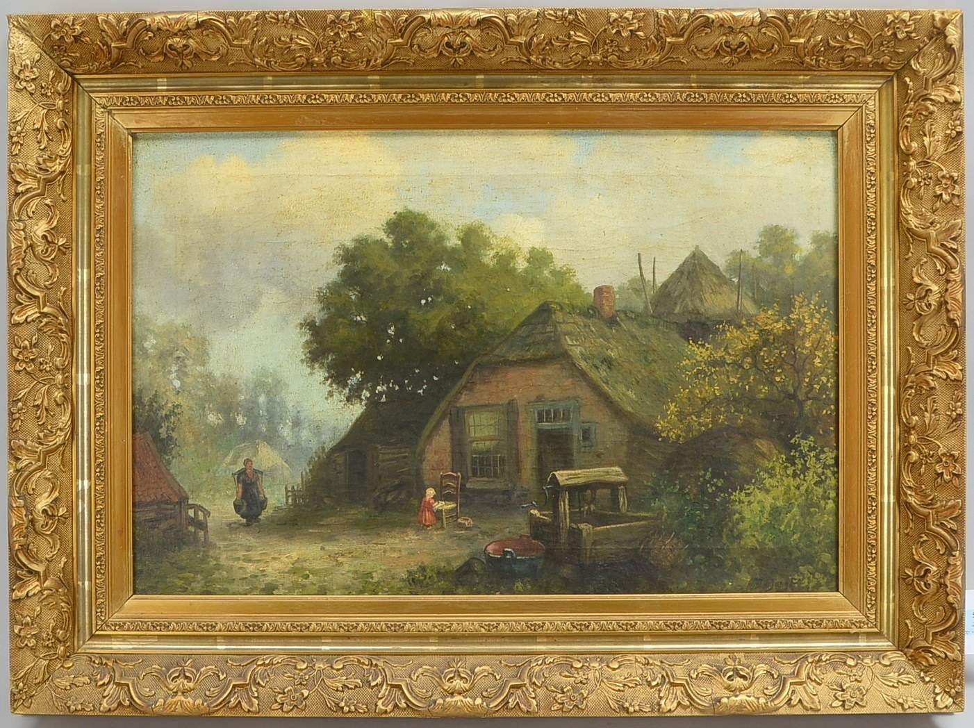 de Jong, Jan (1864 - 1901 Rotterdam, niederländischer Maler/Aquarellist und Zeichner/Radierer), 'Bäu