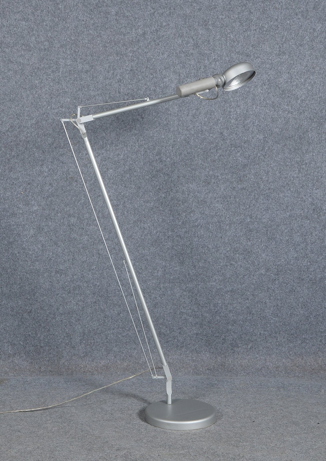 Stehleuchte/Leselampe, Modell 'Bill', Gestell Alu/Kunststoff, höhenverstellbar, Schirm individuell j