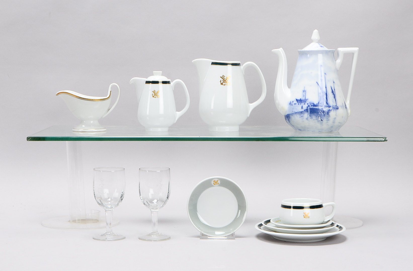 Maritimes Konvolut u.a. NDL, verschiedene Hersteller wie Rosenthal und Bauscher Weiden, verschiedene