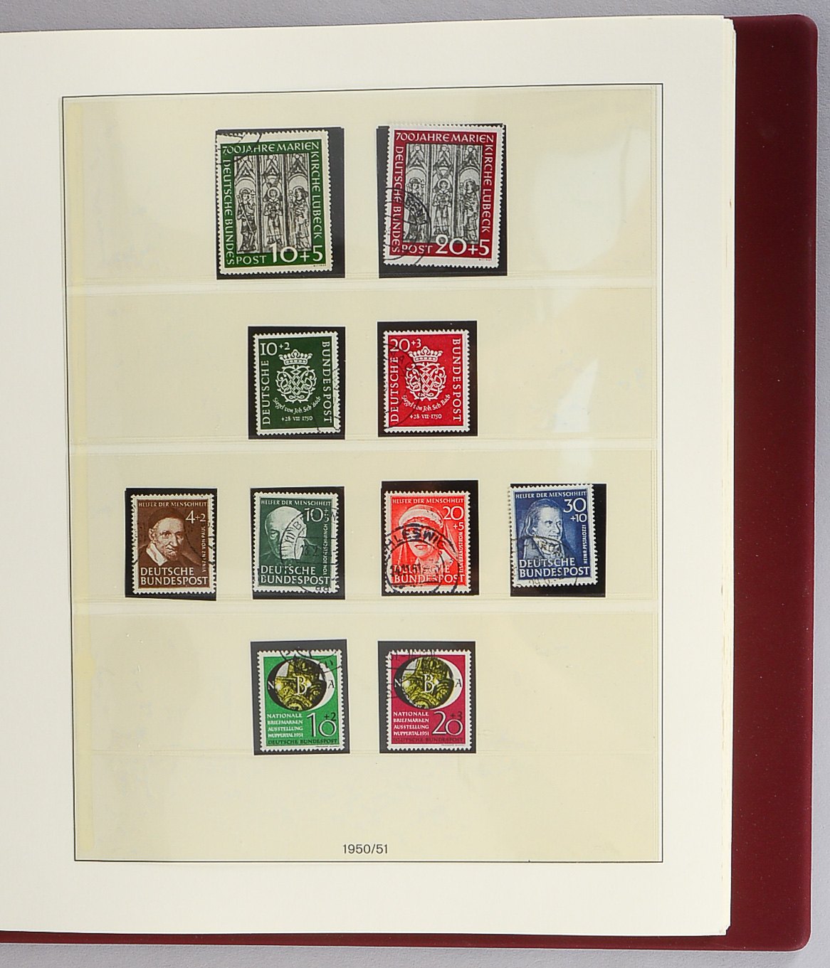 Briefmarkensammlung (Bund, 1948 - 1969): gestempelt, im Vordruck-Albun gesammelt (Michel-Wert: ca. E