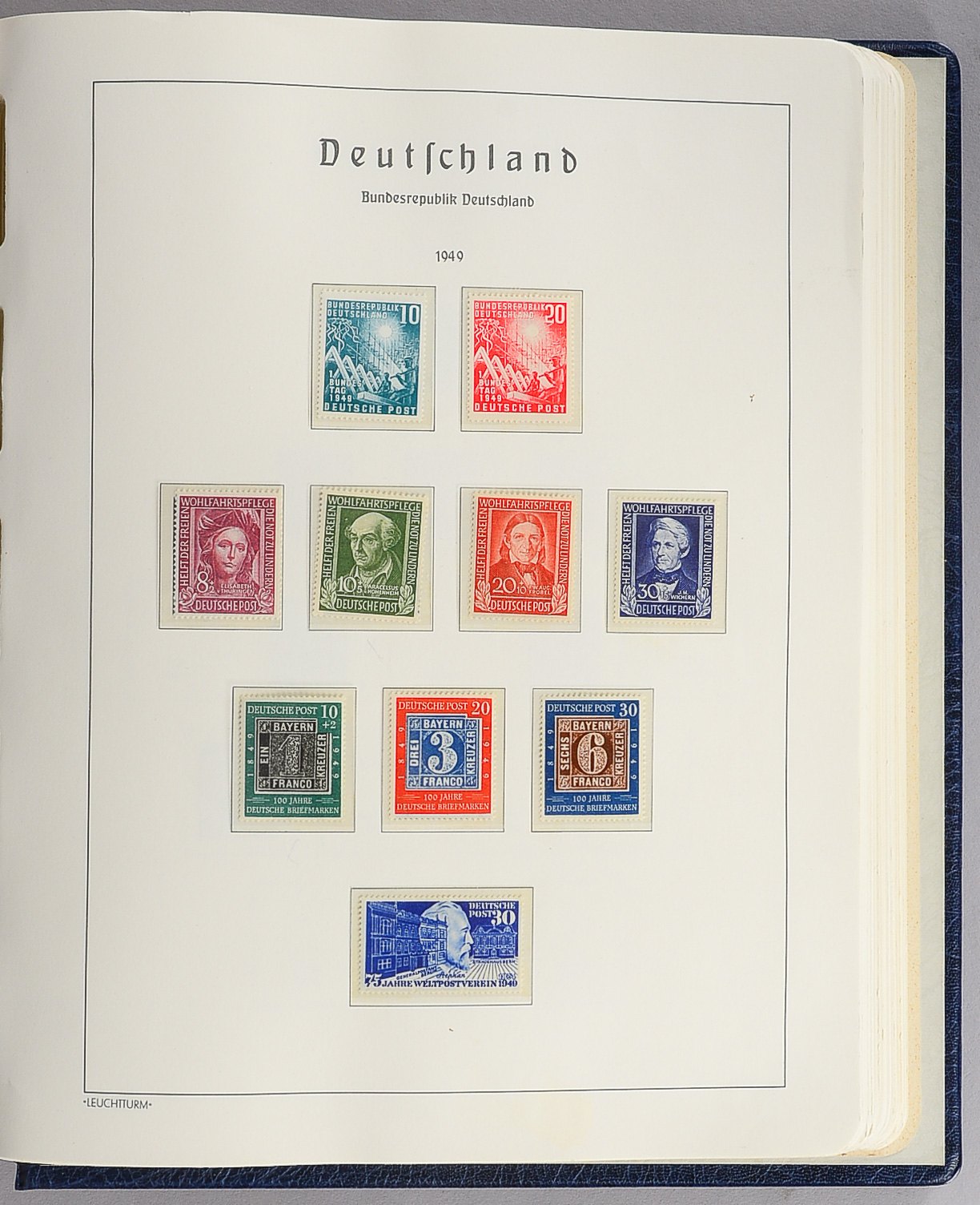 Briefmarkensammlung (Bund, 1949 - 1969): postfrisch und sauber (Michel-Wert: ca. EUR 2.900,-)