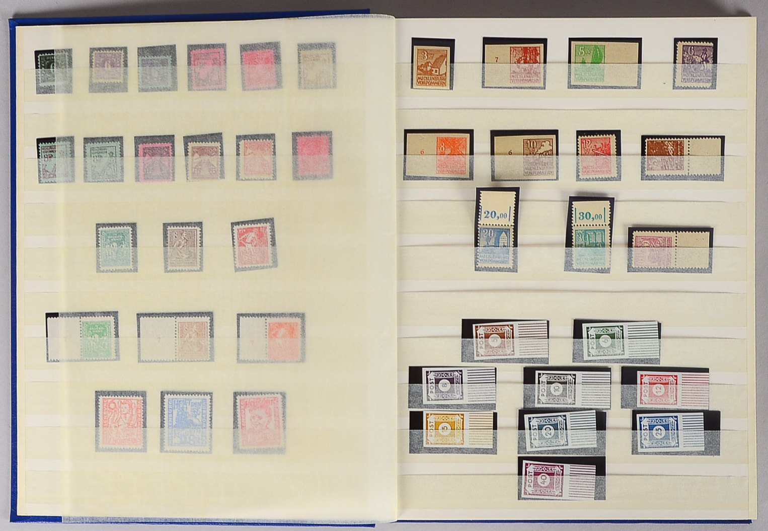 Briefmarkensammlung ('SBZ'): in postfrischer Erhaltung, gestempelt