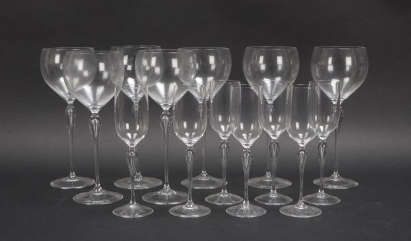Rosenthal, Weingläser-Konvolut, Serie 'Maître', Entwurf: Michael Boehm, 14 Stück