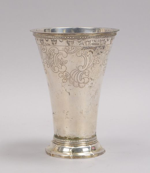 Tischvase (Schweden), 830 Silber (mehrfach punziert); Höhe 20,5 cm, Durchmesser Ø 14,5 cm