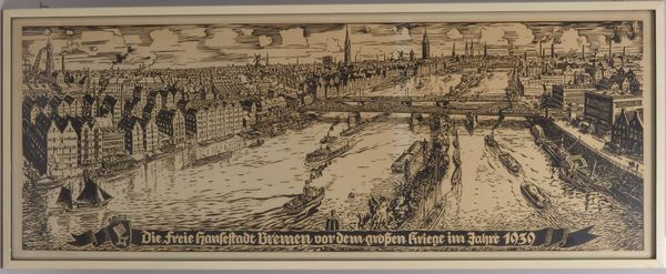 Menz, Willy (1890 - 1969), 'Die Freie Hansestadt Bremen vor dem Großen Kriege im Jahre 1939'