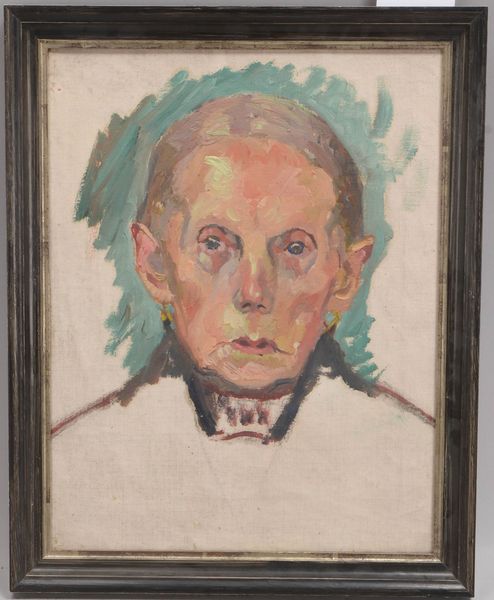 Heick, Henriette Betty Elisabeth (1878 Lübeck - 1974 Heiligenhafen), 'Selbstportrait', Öl/Lw