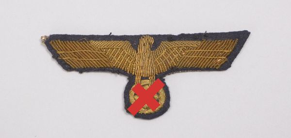 Militaria-Sammlerstück (II. WK), 'Kriegsmarine': Offiziers-'Brustadler', in guter Sammler-Erhaltung