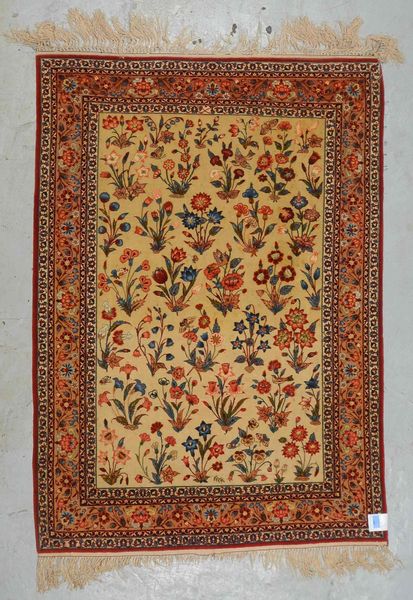 Isfahan-Brücke, Wolle auf Seide, sehr feine Knüpfung, ca. 1 Mio. Kn./qm