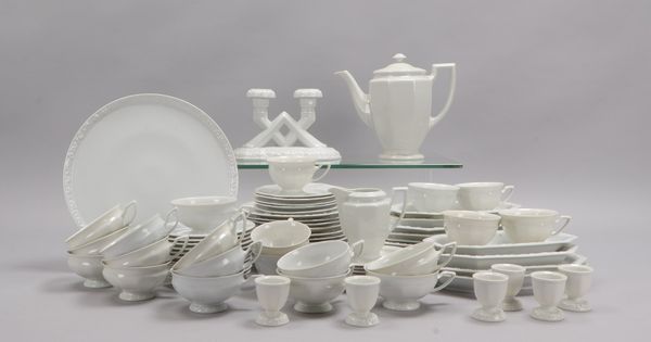 Rosenthal, Rest-Kaffee-/Teeservice, Dekor 'Maria Weiß', div. Teile