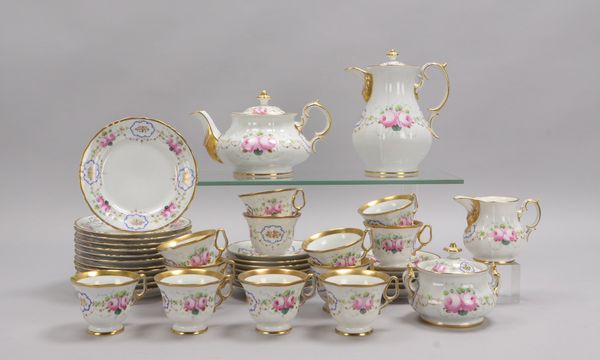 Tielsch Altwasser/Schlesien, Kaffee-/Teeservice (Biedermeier)