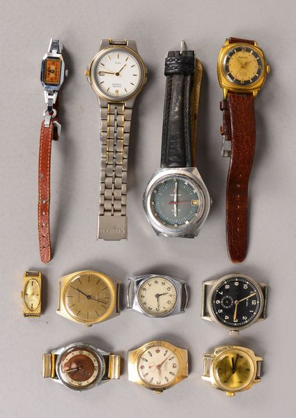 Armbanduhren-Konvolut, versch. Manufakturen, 11 Stück - ungeprüft