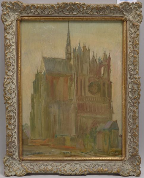 Reimer, Tom, 'Kathedrale von Amiens', Öl auf Holz/gerahmt, unsigniert