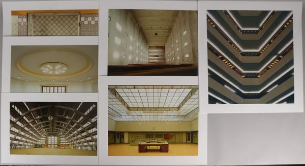 Becker, Boris, 6x Farb-/Architekturfotografien (Griffelkunst)