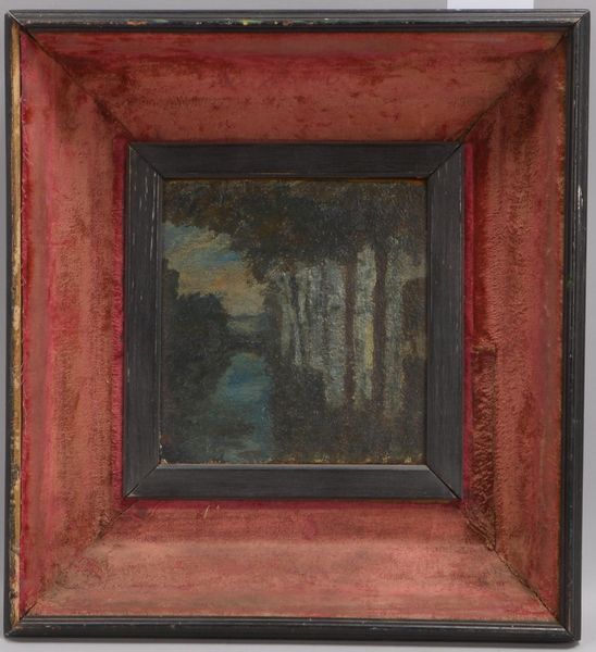 Monogrammist, 'Worpsweder Landschaft', Öl auf Malpappe/gerahmt