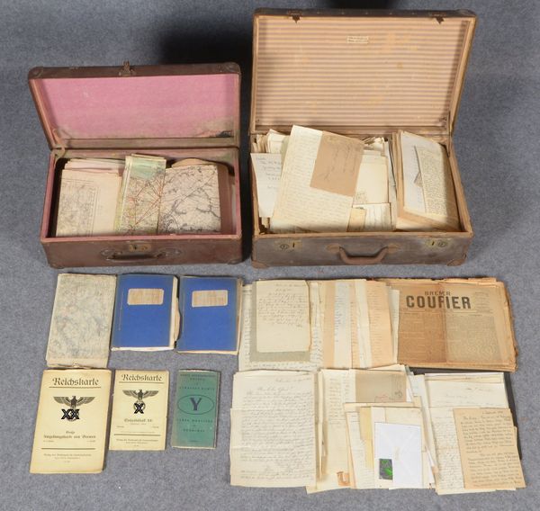 Kleines historisches Sammler-Konvolut, diverses Material