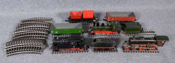 Modelleisenbahn-Konvolut (Spur 1): 2x Märklin-Tenderloks/Schlepptenderlok 'G III'