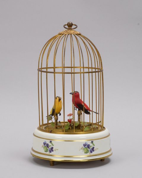 Reuge Music/Sainte-Croix, figürl. Spielwerk, 'Käfig mit Vogelpaar'