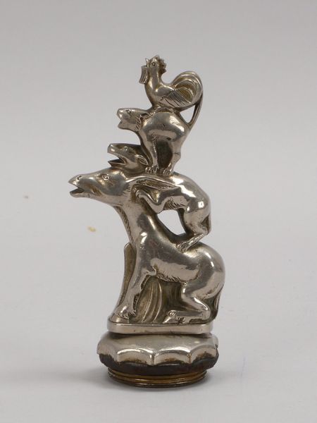 Kühlerfigur (von Privatwagen F.W. Borgward), 'Bremer Stadtmusikanten'