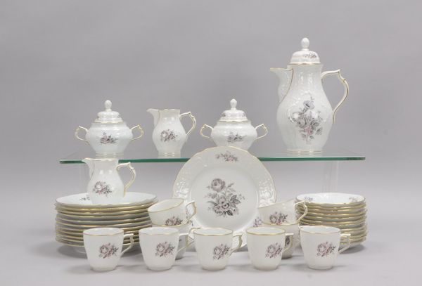 Rosenthal, Porzellan-Kaffeeservice, Dekor 'Sanssouci', 35 Teile