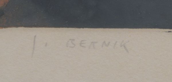 Bernik, Janez, Farblithografie, hier: 'E.A.', im Druck sowie unten re. sign., dat.
