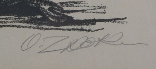 Ossip, Zadkine, 'La Revolution du Plancher', Lithografie, Aufl. '124/300', bleisign.