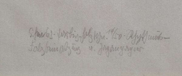 Heck, Georg, 'Rhythmus', Holzschnitt, Aufl. '14/50', bez. 'Falzbeinabzug auf Japan'