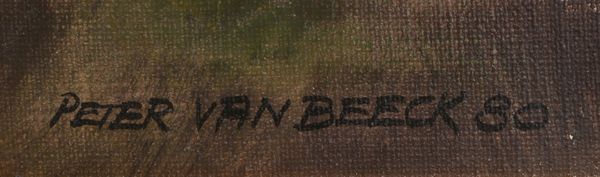 van Beeck, Peter, 'Scheune am Birkenweg', Öl/Lw, unten re. sign./dat. (19)'80'
