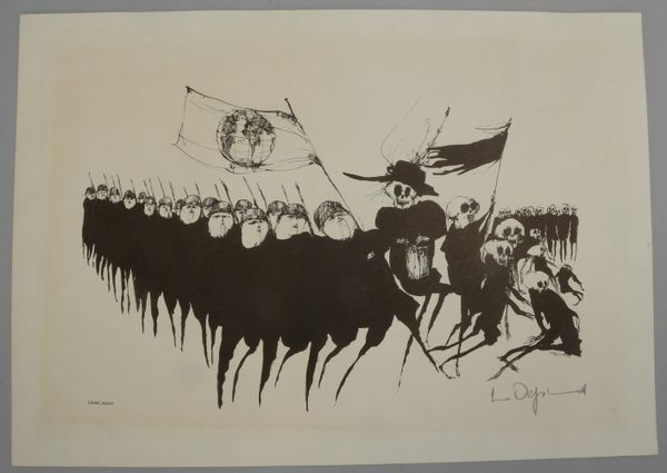 Degenhardt, Gertrude, 'Soldat, Soldat', Lithografie, bleisign., im Druck sign./dat. (19)'67'
