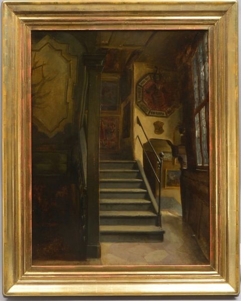 Wagner, Erdmann, 'Dieleninterieur', Öl auf Leinwand/auf Platte aufgezogen