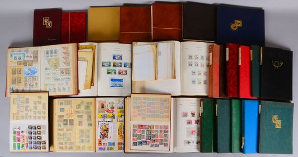 Umfangreiche Briefmarkensammlung, 'BRD'/'Alle Welt', div. Alben/Steckbücher