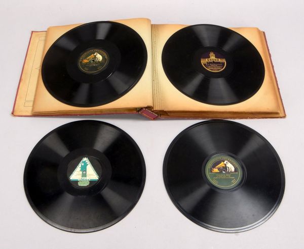 Schellackplatten für Grammofon (Klassik/Verschiedenes), 12 Stück