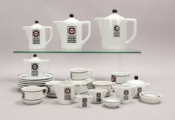 Gr. Kaffeeservice-Konvolut 'Kaffee Hag', jeweils mit Firmenzeichen, diverse Teile