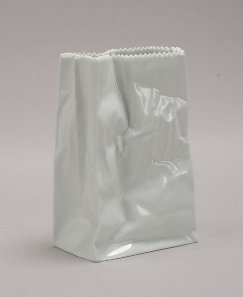 Rosenthal/Studio Line, 'Tütenvase', Entw.: Tapio Wikkala, im Boden gemarkt
