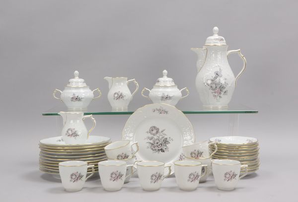 Rosenthal, Porzellan-Kaffeeservice, Dekor 'Sanssouci', 35 Teile