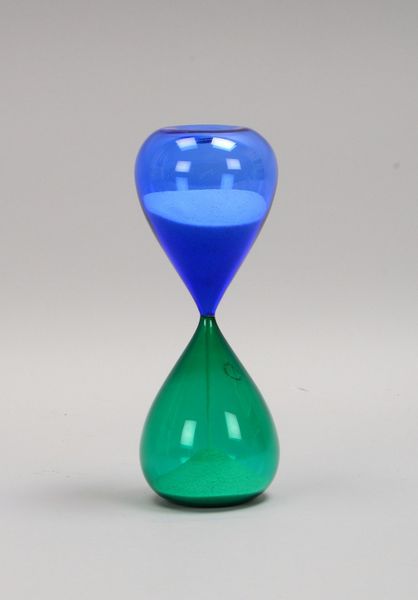Venini/Murano, Sanduhr, 'Clessidre', grünes/blaues Glas, Entw.: F. Bianconi/P. Venini