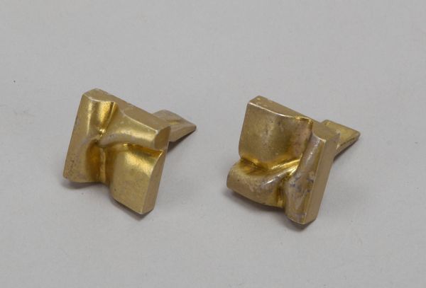 Lapponia/Finnland, Paar Manschettenknöpfe, 925 Silber/verg.; Gew. 29 g