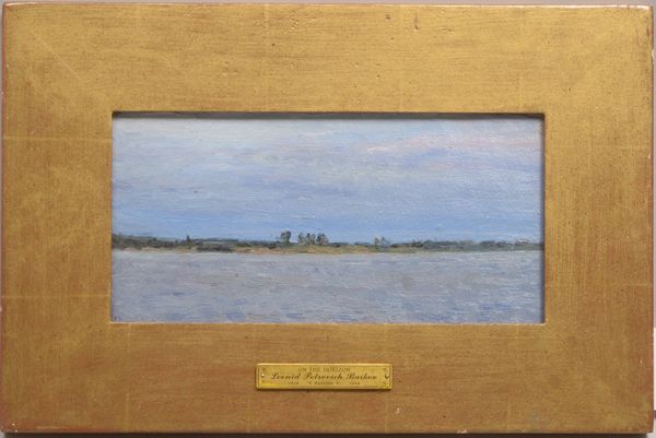 Baikov, Leonid Petrovich, 'On the Horizon', Öl auf Hartf., unsign., verso bez.