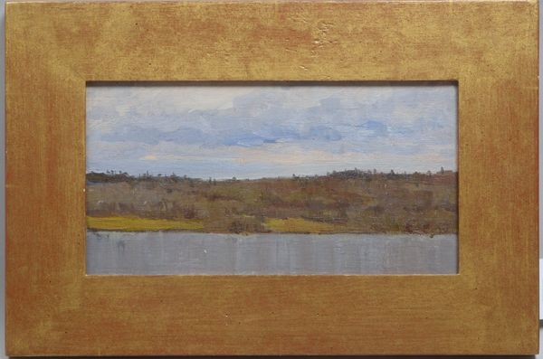 Baikov, Leonid Petrovich, 'On the Horizon', Öl auf Hartf., unsign., verso bez.