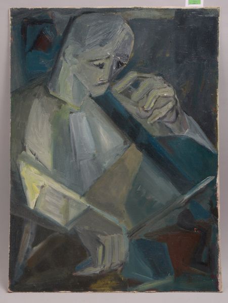 Rutenberg, Renate, 'Musiker', Öl auf Lw/Hartf., unsign./mit Nachlassstempel