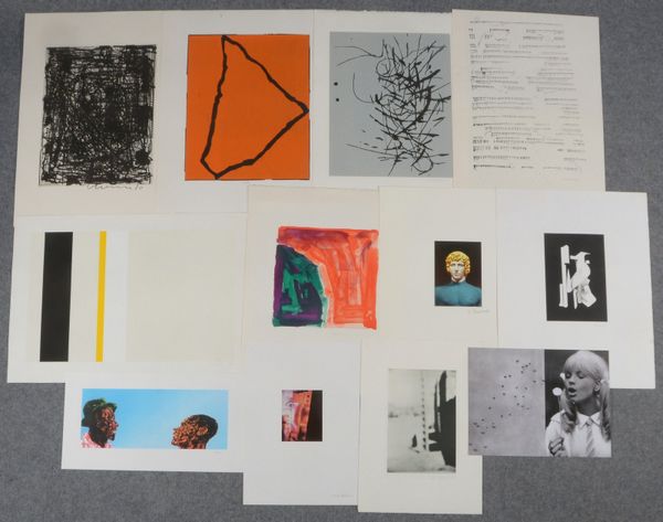 Kl. Grafiksammlung (Ed. Griffelkunst), versch. Techniken und Künstler, 12 Blätter